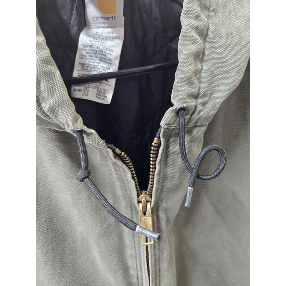 Carhartt J280 MOS Jacket Mens 2XLarge Hooded Full Zip Workwear Grunge Make offer - Picture 5 of 10